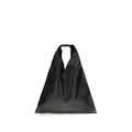 Sac à main MM6 en polyéthylène noir