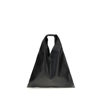 MM6 Black Faux Leather Japanese Bag