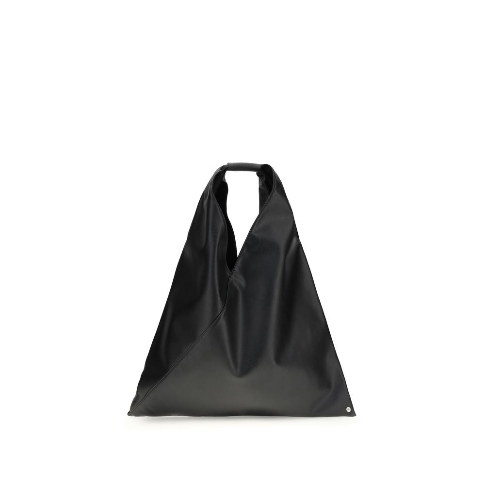 Sac à main MM6 en polyéthylène noir