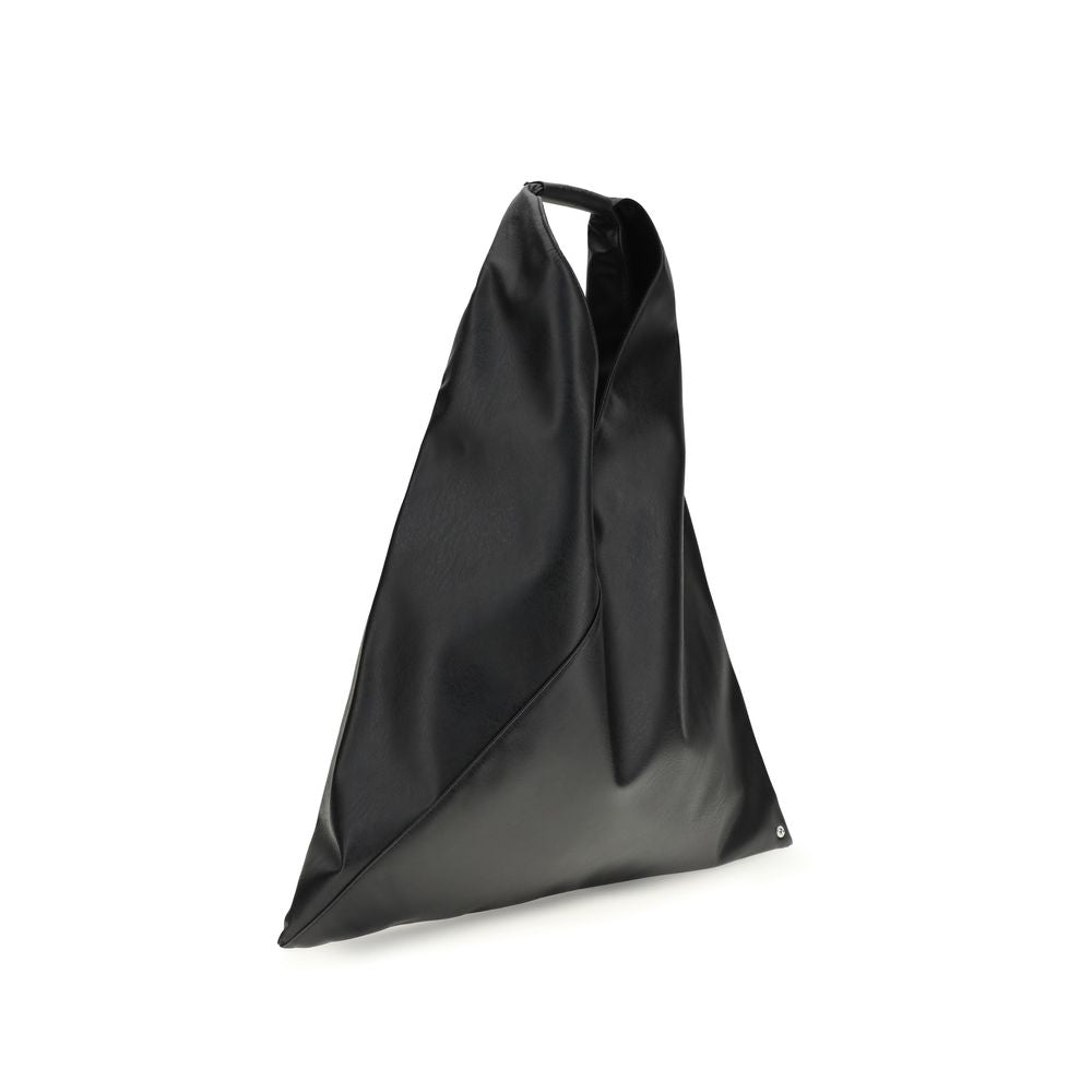Sac à main MM6 en polyéthylène noir