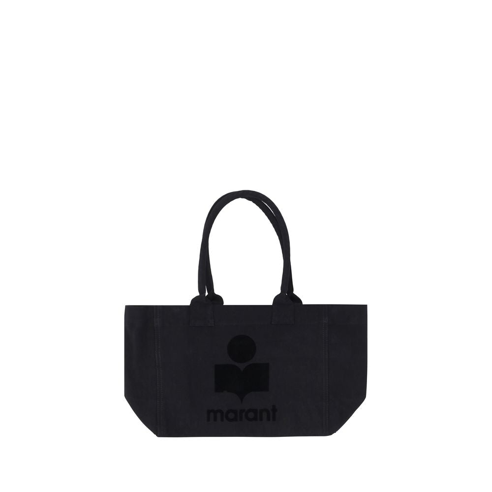 Sac porté épaule Isabel Marant en coton noir