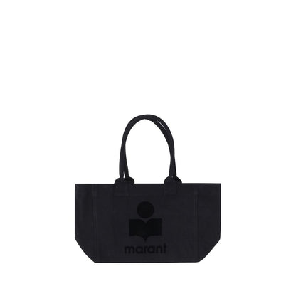 Sac porté épaule Isabel Marant en coton noir