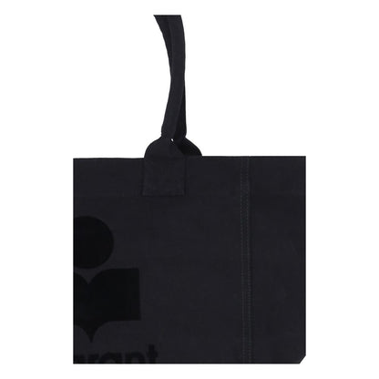 Sac porté épaule Isabel Marant en coton noir