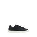 Sneakers basse Versace in pelle di vitello nera Bos Taurus