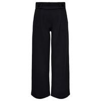 Jacqueline De Yong Black Polyester Casual Pants