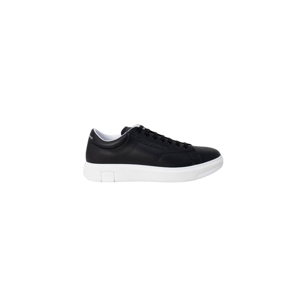 Sneakers basse Armani Exchange in pelle nera