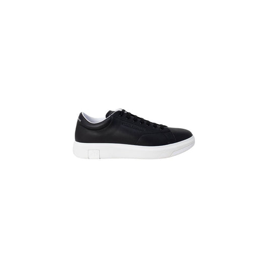 Sneakers basse Armani Exchange in pelle nera
