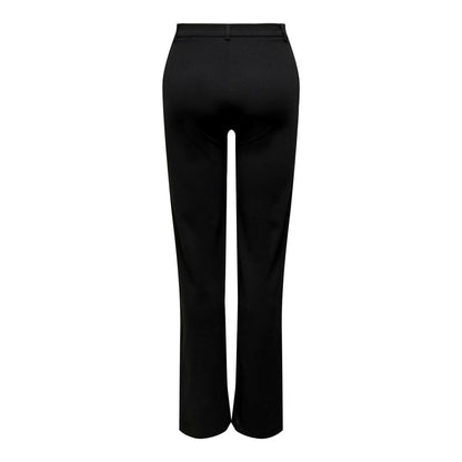 Jacqueline De Yong Black Elastane Dress Pants