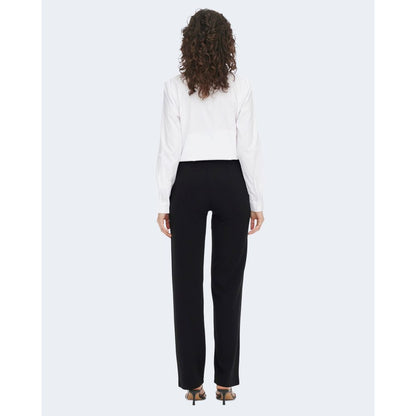 Jacqueline De Yong Black Elastane Dress Pants