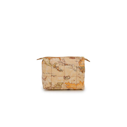 Alviero Martini Prima Classe Beige Polyester Clutch Bag