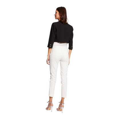 Morgan De Toi Black Polyester Biker Jacket