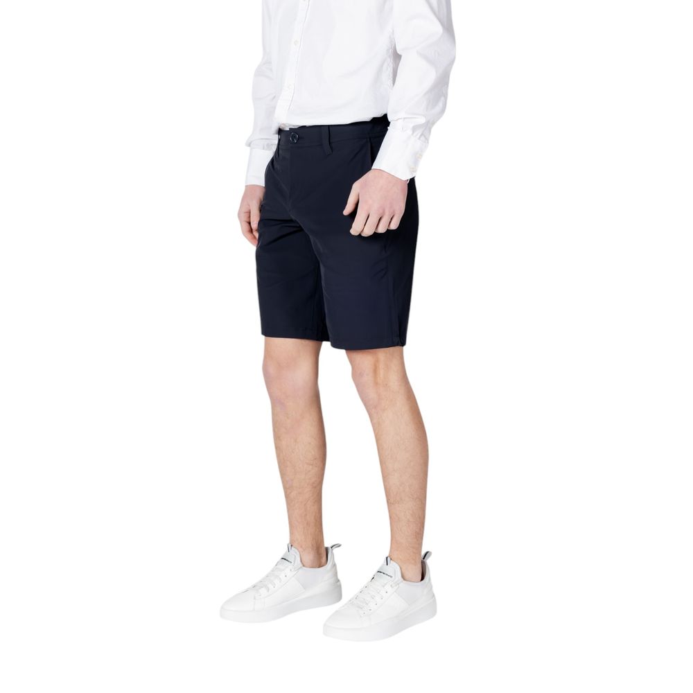 Short bermuda Armani Exchange bleu en polyamide