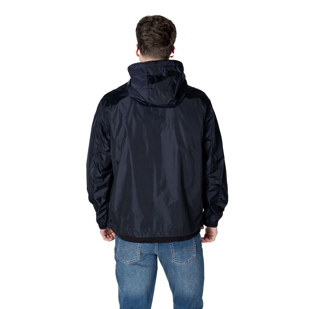 Giacca guscio blu Armani Exchange in poliammide