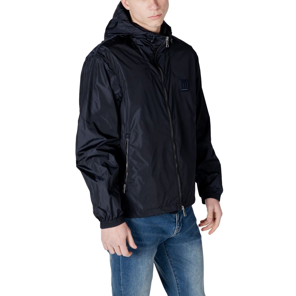 Giacca guscio blu Armani Exchange in poliammide