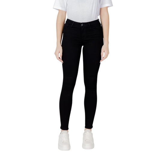Jeans Skinny Armani Exchange in Cotone Nero