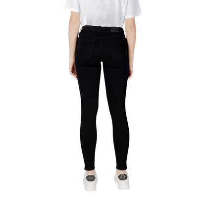 Armani Exchange Black Cotton Skinny Jeans