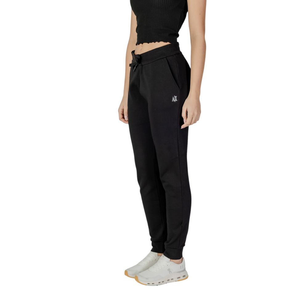 Pantalon de jogging Armani Exchange noir en coton (pantalon d'entraînement)