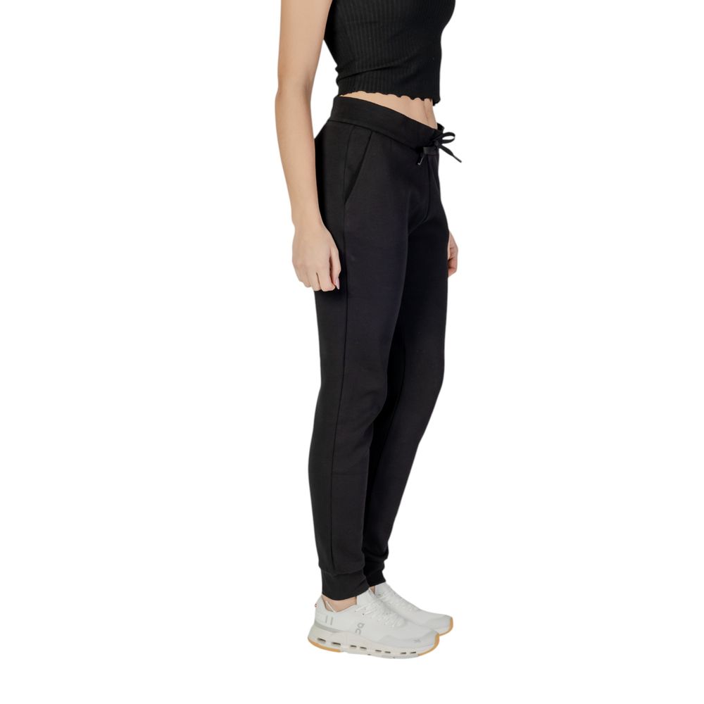 Pantalon de jogging Armani Exchange noir en coton (pantalon d'entraînement)