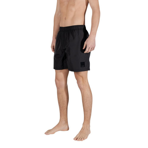 Costume da bagno Armani Exchange in poliestere nero