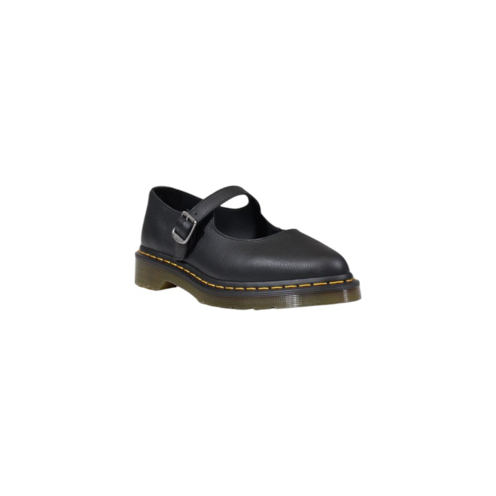 Dr. Martens Décolleté con Plateau in Pelle Nera