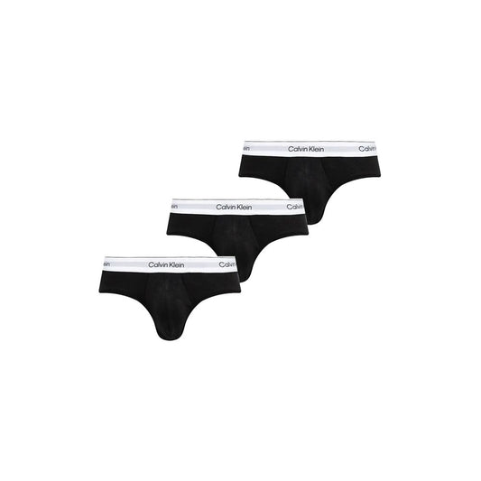 Slip in cotone bianco e nero Calvin Klein Underwear