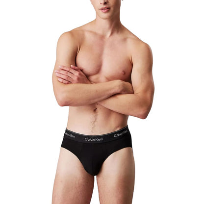 Calvin Klein Underwear Black And White Cotton Briefs