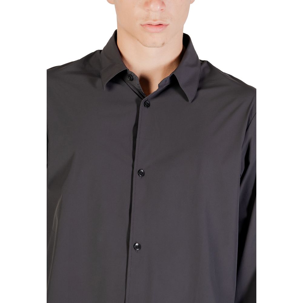 Chemise Armani Exchange noire en élasthanne