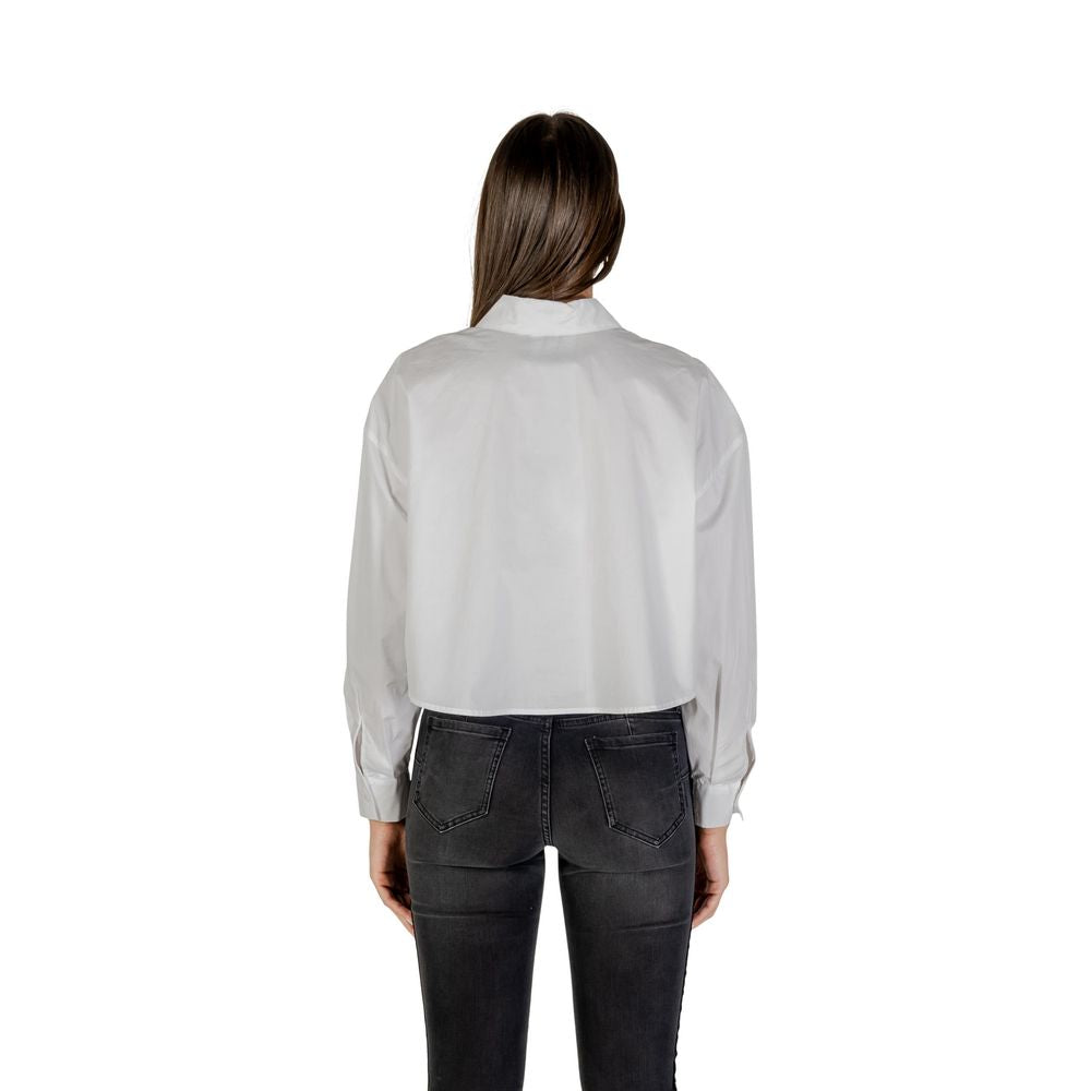 Camicia in cotone bianca Armani Exchange