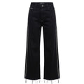 Pantalon noir en coton pour femme Philipp Plein