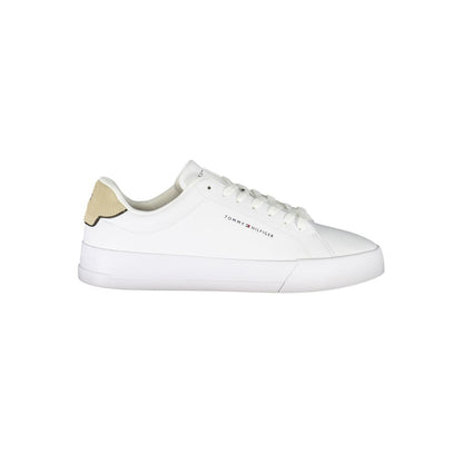 Sneaker da uomo Tommy Hilfiger in poliuretano bianco