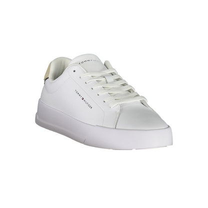 Sneaker da uomo Tommy Hilfiger in poliuretano bianco
