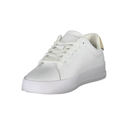 Sneaker da uomo Tommy Hilfiger in poliuretano bianco