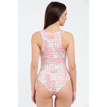 Maillot de bain une pièce en coton multicolore Moschino