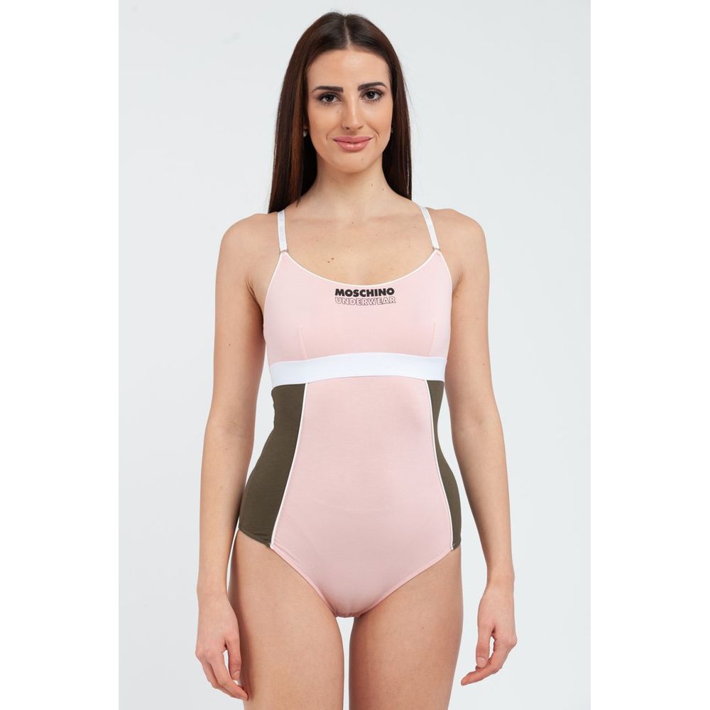 Maillot de bain une pièce Moschino en coton multicolore