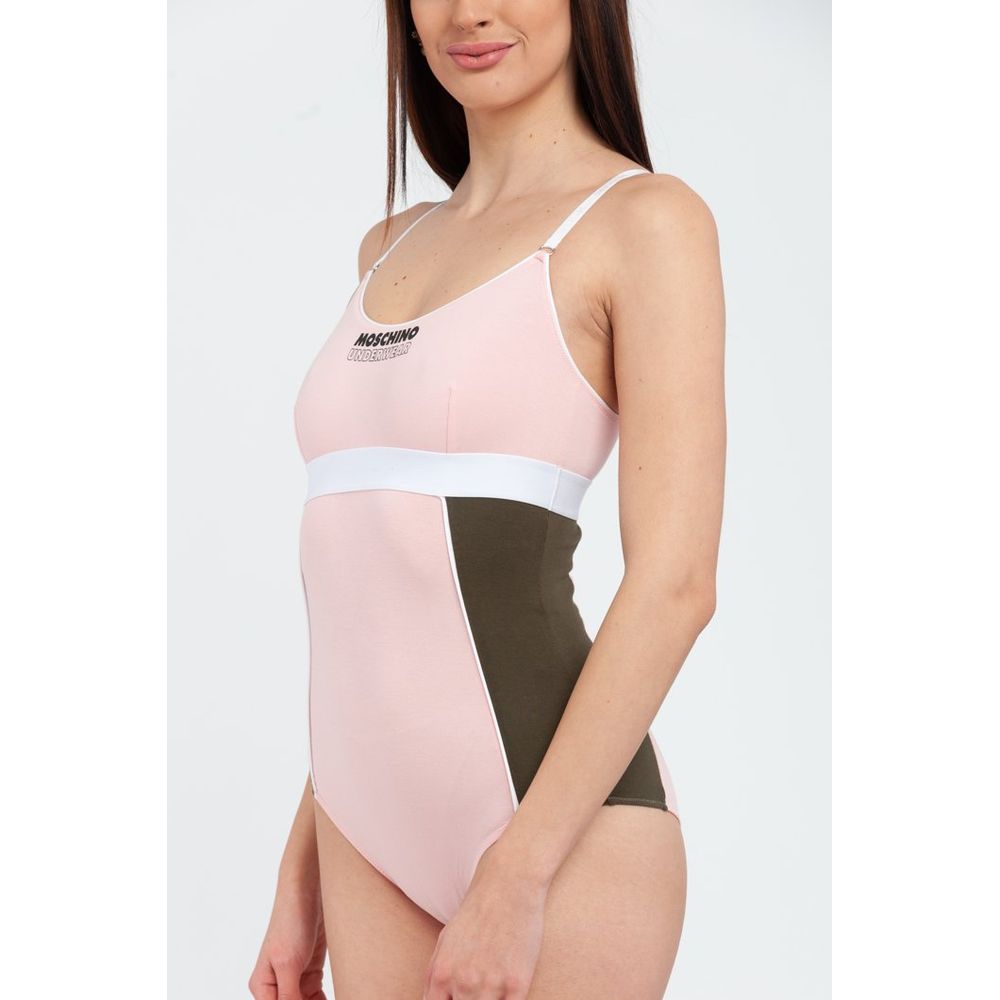 Maillot de bain une pièce Moschino en coton multicolore
