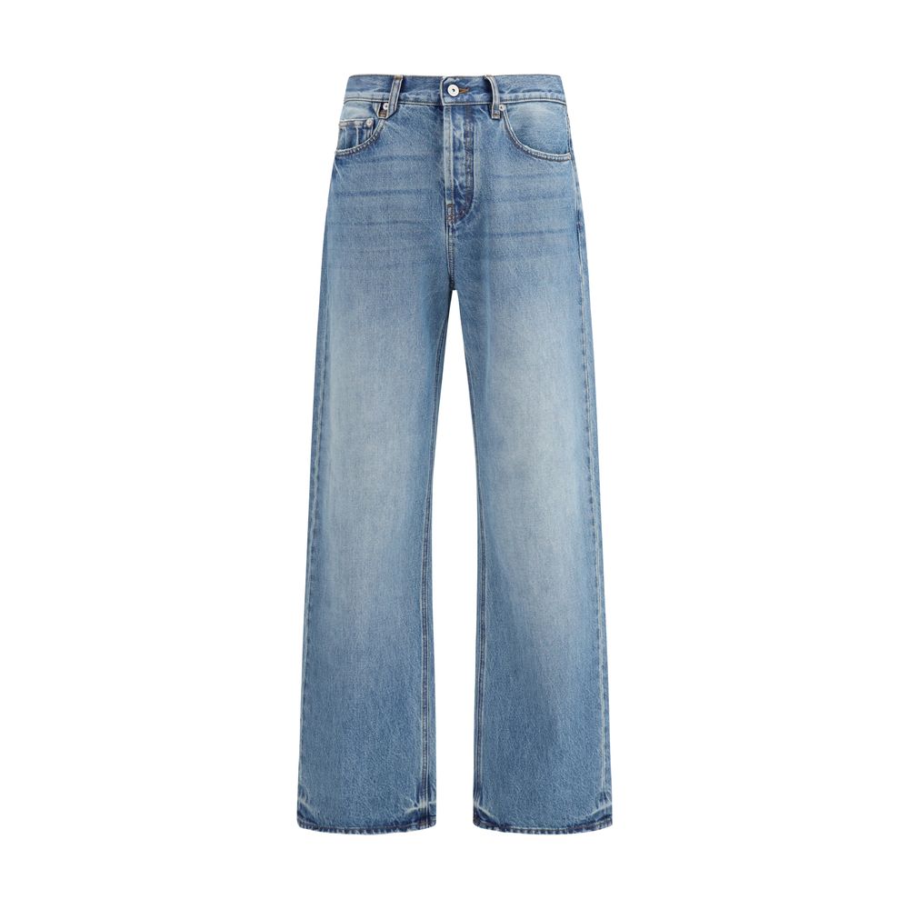 Jacquemus Jean en Coton Bleu Denim