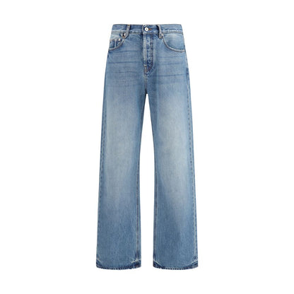Jacquemus Jean en Coton Bleu Denim