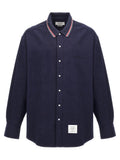 Camicetta in cotone blu Thom Browne