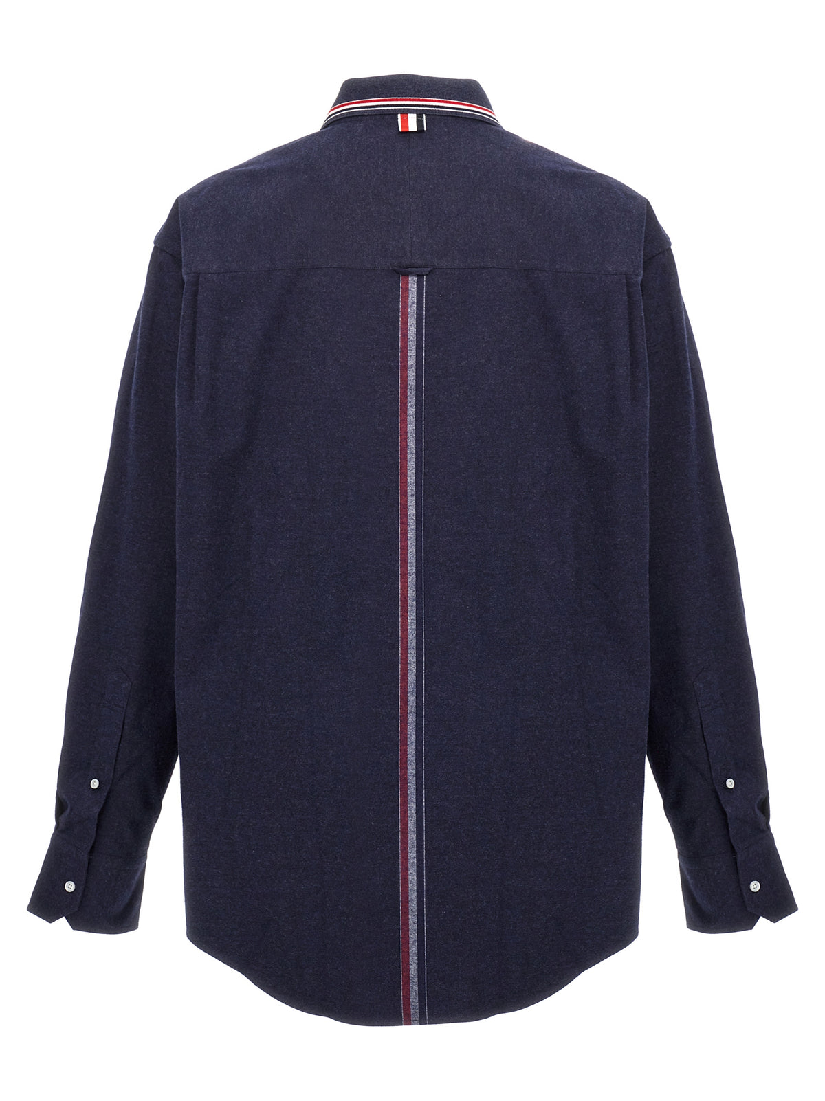 Camicetta in cotone blu Thom Browne
