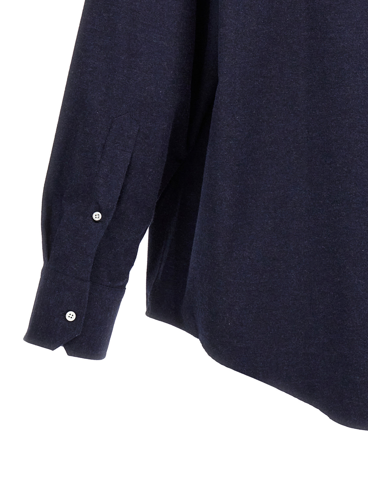 Camicetta in cotone blu Thom Browne