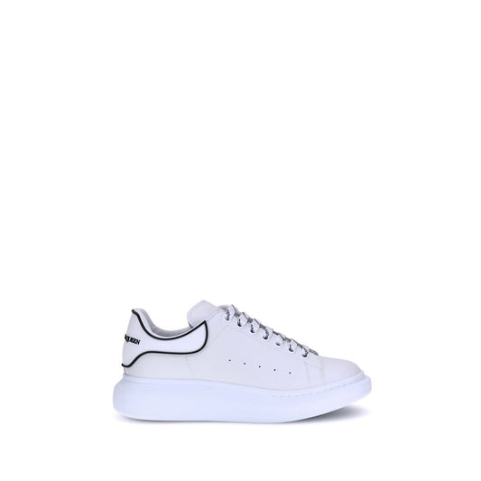 Alexander McQueen Sneakers platform in pelle di vitello bianca Bos Taurus