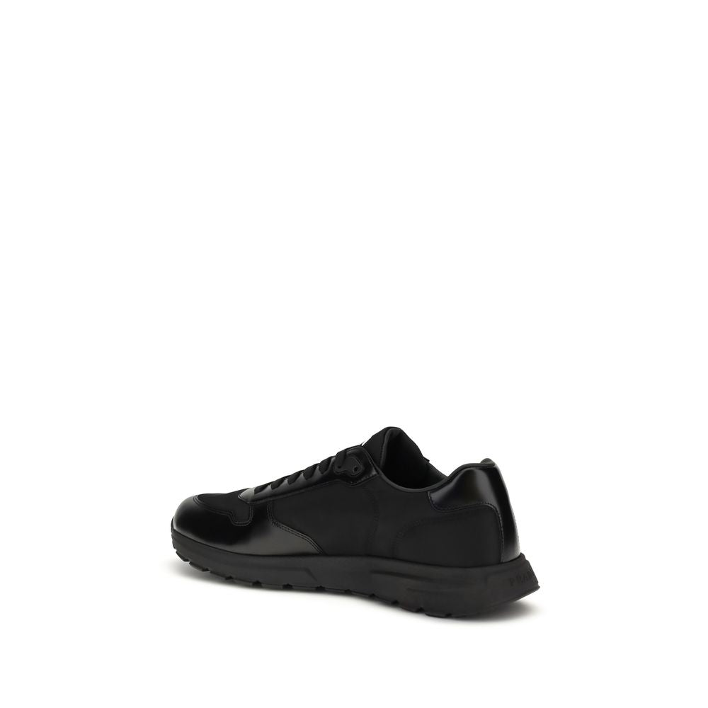Prada Zwarte Sneakers van gerecycled polyamide