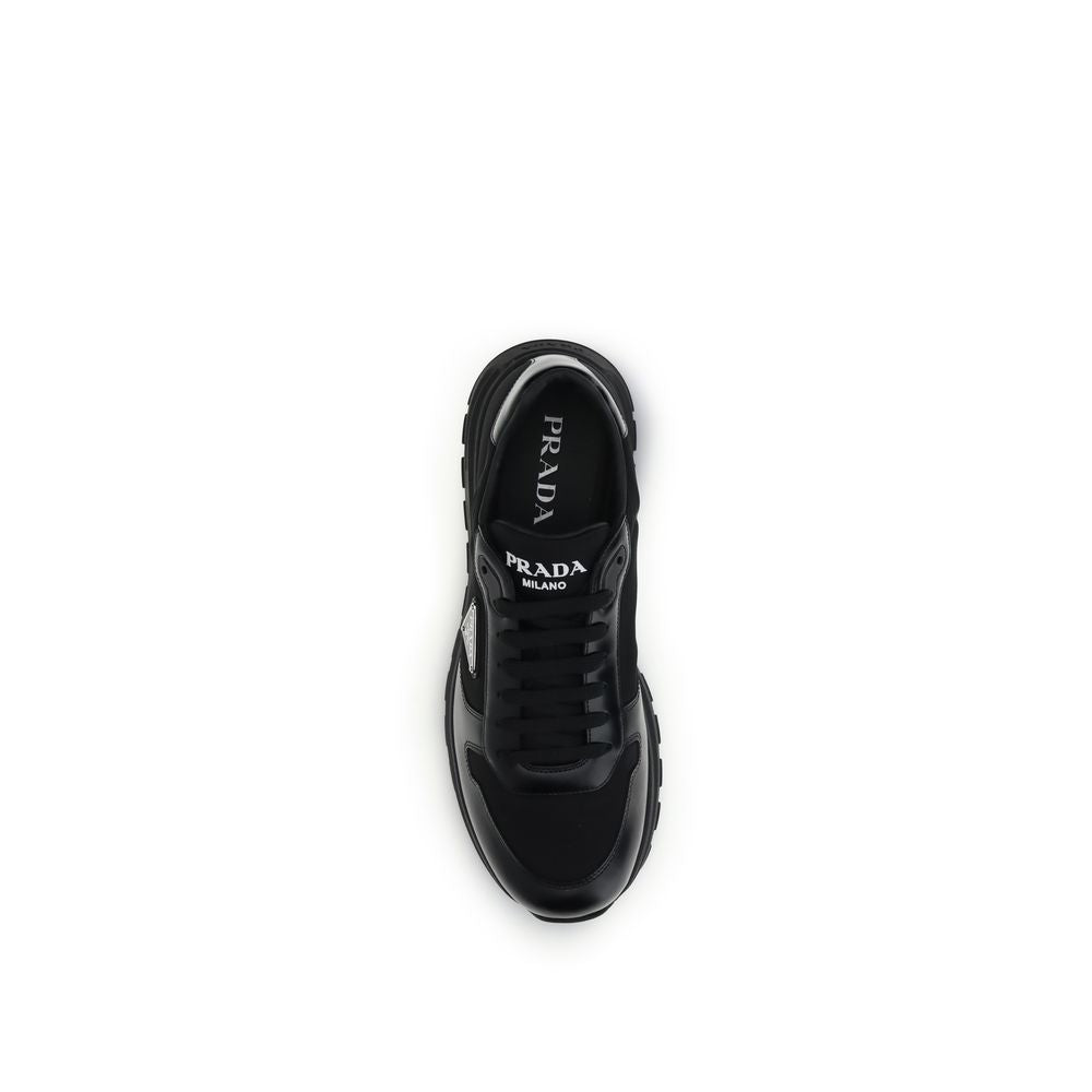 Prada Zwarte Sneakers van gerecycled polyamide