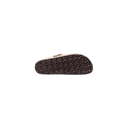 Zoccoli Birkenstock in pelle beige