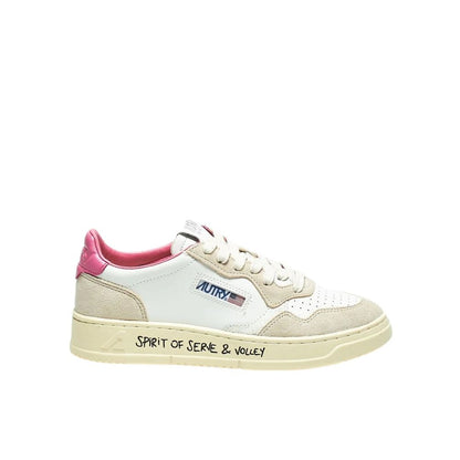 Sneakers Basse Autry in Pelle Bianca