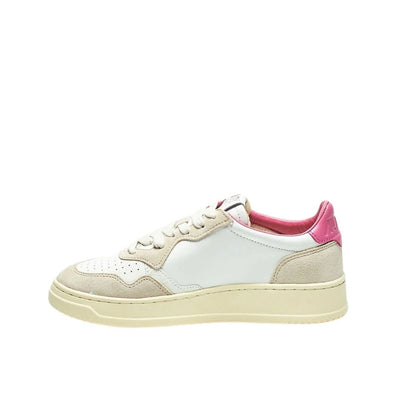 Sneakers Basse Autry in Pelle Bianca