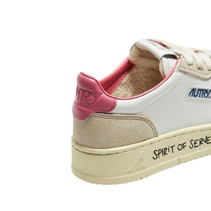 Sneakers Basse Autry in Pelle Bianca