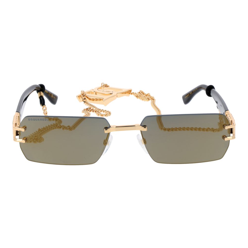 Occhiali da sole Dsquared² in metallo dorato