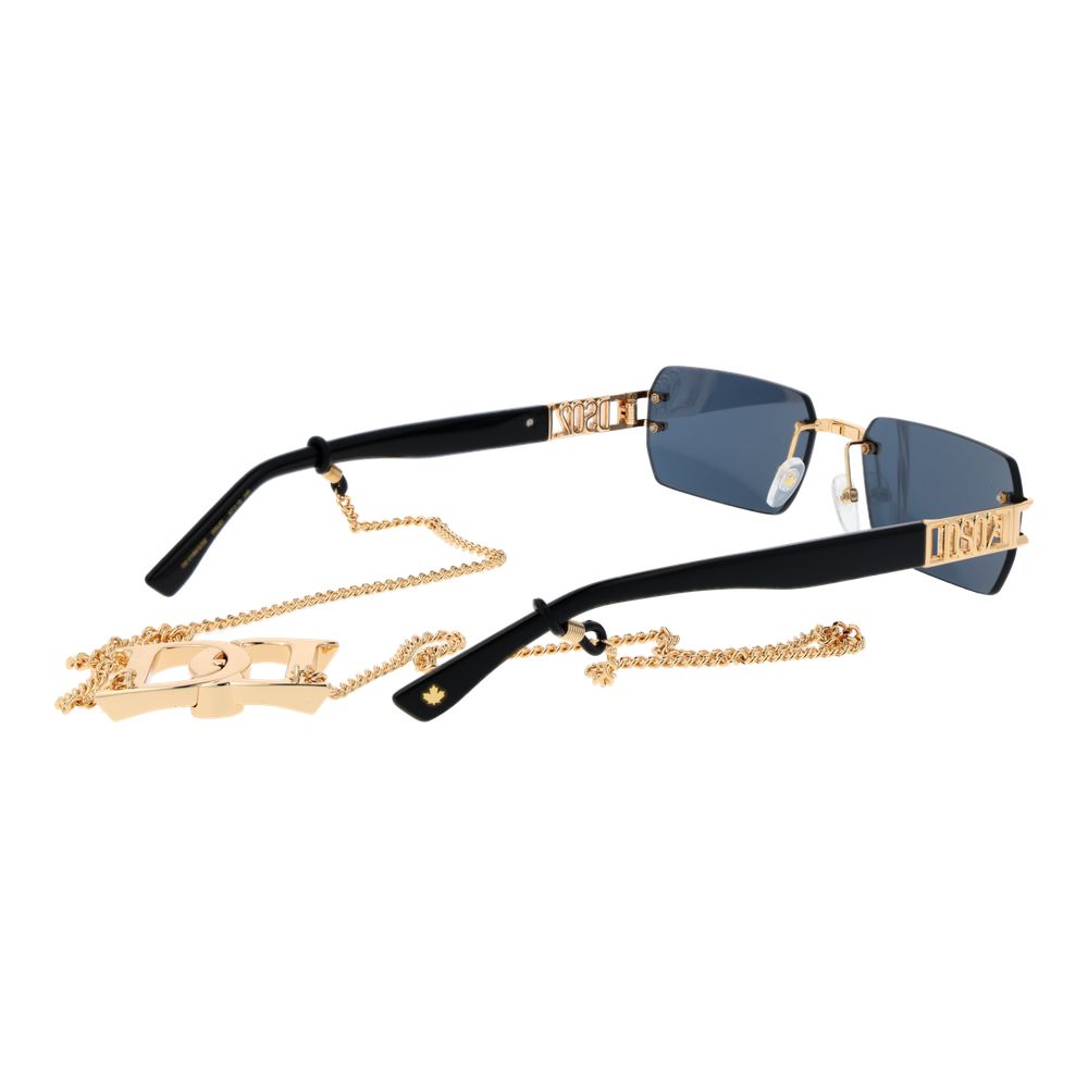 Occhiali da sole Dsquared² in metallo dorato