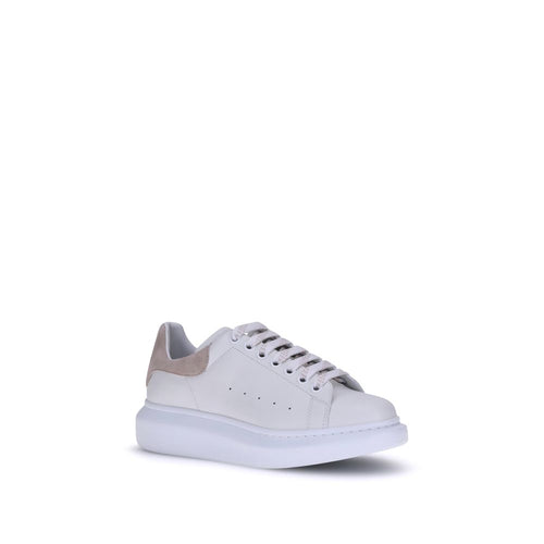 Zapatillas de plataforma de piel de becerro blanca Bos Taurus de Alexander McQueen